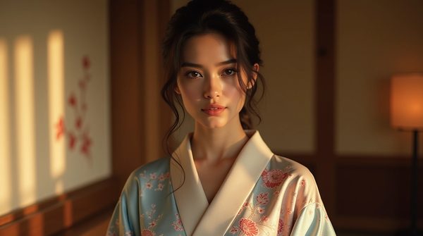 Kimono en soie femme : l'élégance intemporelle du luxe japonisant